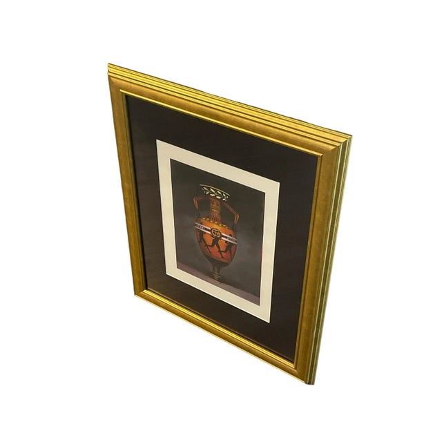 Gucci Authentic Gucci Lithograph Fashion Advertisement, Framed For Sale - Image 4 of 6