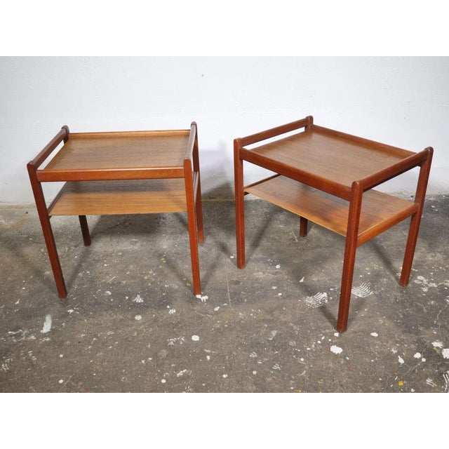 Teak 5372 Side Table by Børge Mogensen for Fredericia, in Flawless conditions. Designed 1960 to 1969 This piece has an...