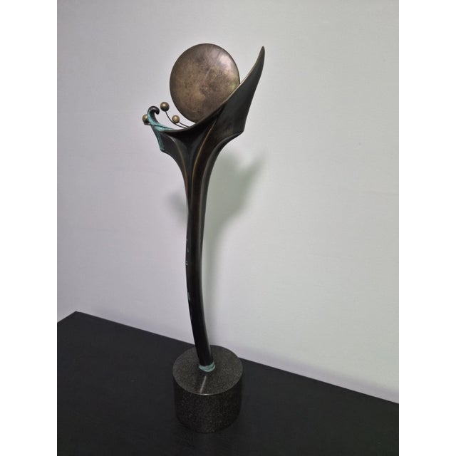 Heidi Hornberger "Integration" Bronze on Marble Sculpture For Sale - Image 14 of 14