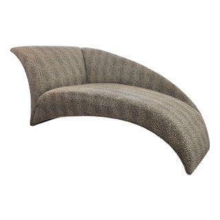 Vladimir Kagan for Directional Marylin Chaise Lounge Left Arm Facing For Sale