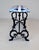Antique Cast Iron Window Bench, Victorian, Ikat Upholstery, Usa For Sale In Philadelphia - Image 6 of 11