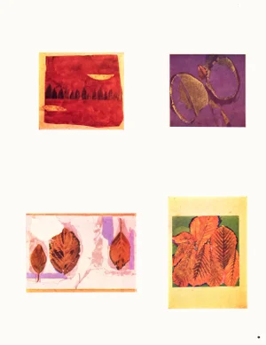 Josef Albers 1963 "Interaction of Color" Folder Xxv-3 Left Side "Autumn Leaves" Print