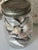 Coastal 5 Large Vintage Jars With Sea Shells for Coastal Decor For Sale - Image 3 of 7