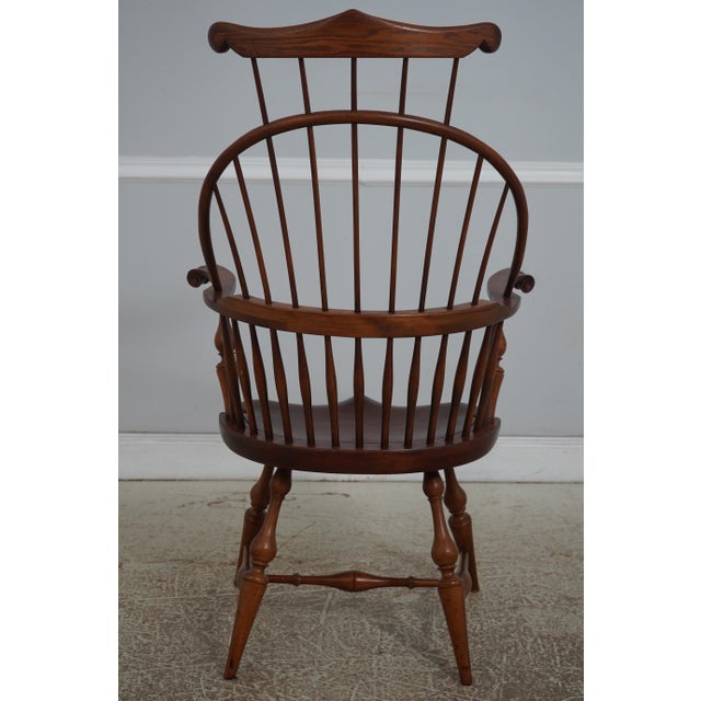 Dr Dimes Tall Back Windsor Arm Chair For Sale - Image 4 of 18