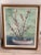 Vintage Asian Chinoiserie Cherry Blossom Watercolor Painting For Sale - Image 4 of 11