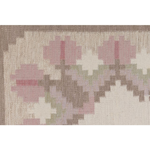 1960s Mid-Century Swedish Kilim, 1960 For Sale - Image 5 of 7