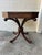 Antique English Regency-Style Drum Table Is Constructed From Mahogany Wood and Features an Octagonal Leather Top With Gold Tooling For Sale In Los Angeles - Image 6 of 10