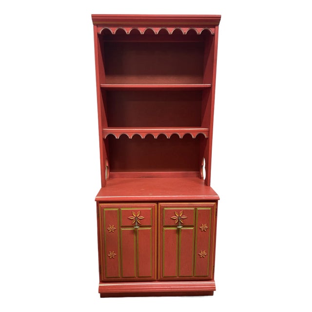 Stanley Furniture Ole Girls Bookcase Flower Power For Sale