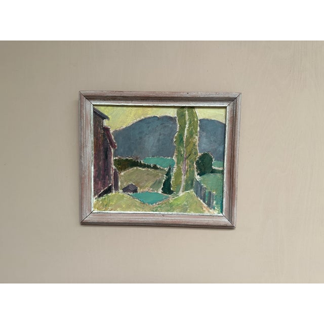 John Hedman, Landskap, 1966, Gouache on Panel, Framed For Sale - Image 7 of 17