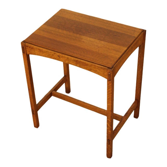 Limbert Antique Arts & Crafts Mission Oak Table For Sale