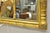 Antique American Federal Gold Giltwood Overmantle 66" Triple Mirror For Sale - Image 11 of 12