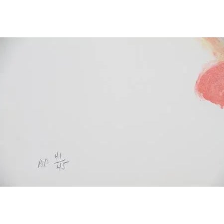 Figurative Flower Dance, Wayne Ensrud Lithograph For Sale - Image 3 of 3