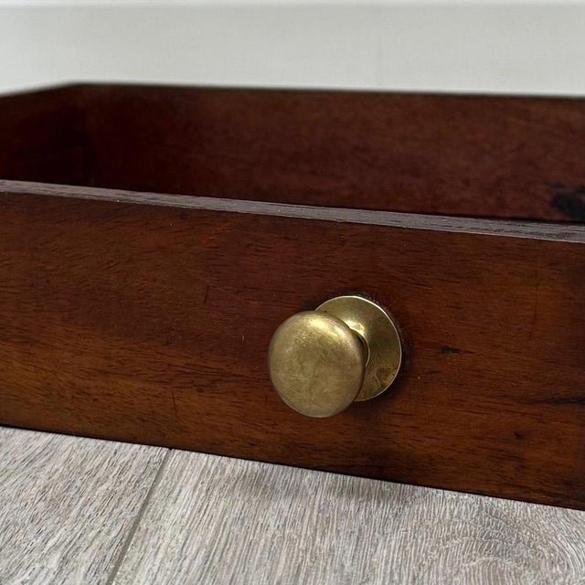 Antique 19th Century Victorian Mahogany Writing Table For Sale - Image 11 of 12