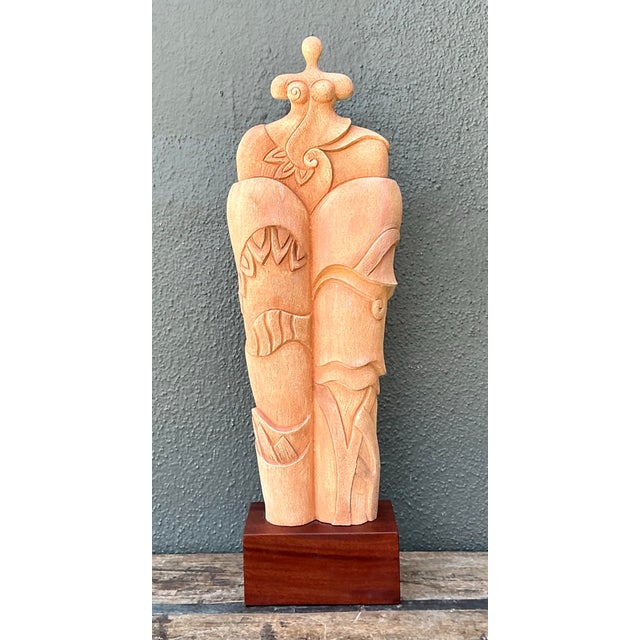 Vintage Ceramic Abstract Figurative Sculpture For Sale - Image 11 of 12