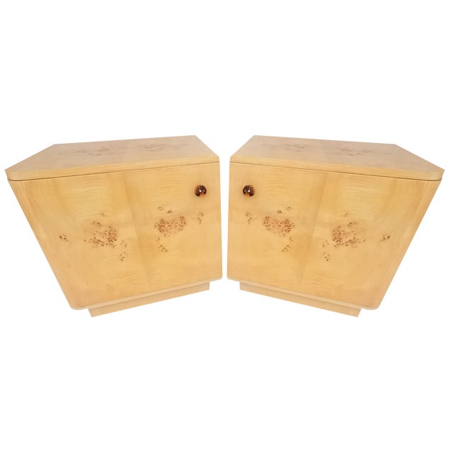 Bedside Tables by Jindrich Halabala for Up Závody, 1960s, Set of 2 For Sale