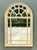 Farmhouse Vintage Arched Wood and Mirrored Glass Mirror For Sale - Image 3 of 12