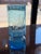 Antique Victorian Blue Etched Glass Vase- American Bicentennial- Rare Find For Sale - Image 4 of 10