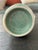 Vintage Studio Pottery Vase – Aqua Green & Rust Brown Drip Glaze – 5.5” For Sale - Image 4 of 4
