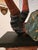 Vintage Mid Century Folk Art Sculpture of Falling Figure For Sale - Image 11 of 15