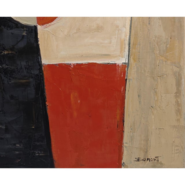 Architecture of Colors, Large Abstract Oil Painting, Framed by Sophie Dumont For Sale - Image 4 of 10