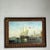 Vintage Regency Original Oil Seascape on Canvas For Sale - Image 9 of 10