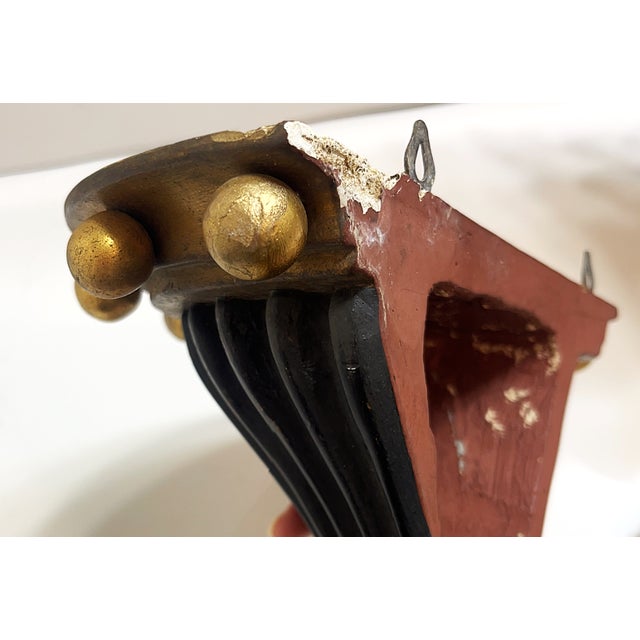 1980s Gilded Bald Eagle Sculpture Atop Matching Corbel For Sale - Image 18 of 18