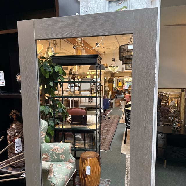 Cb2 Leaning Floor Mirror For Sale - Image 10 of 11