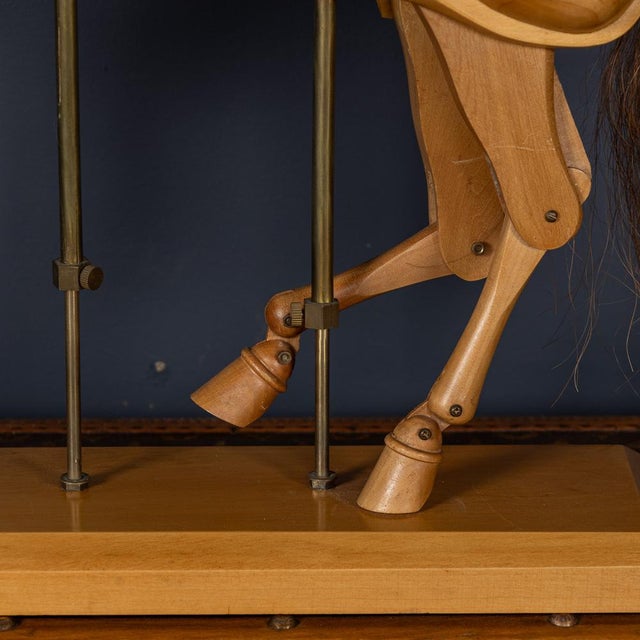 1960s Vintage 20th Century English Articulated Wooden Horse, 1960s For Sale - Image 5 of 18