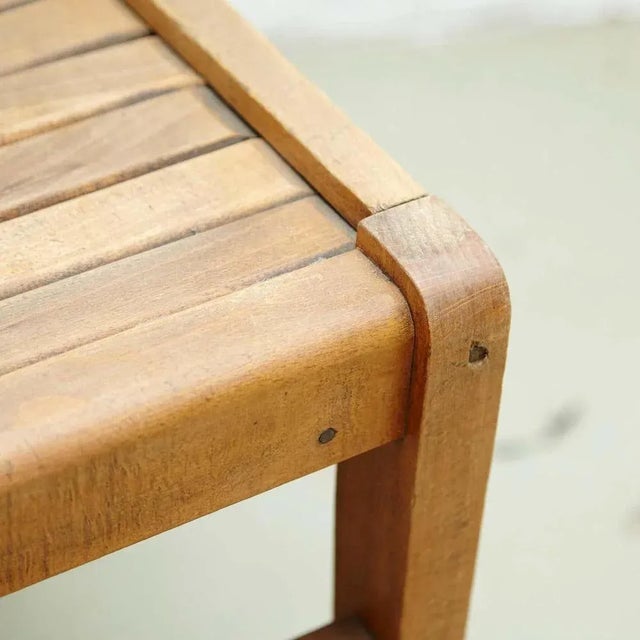 Wood Set of Vintage Side Chairs by Rene Gabriel Wood, 1940s For Sale - Image 7 of 17