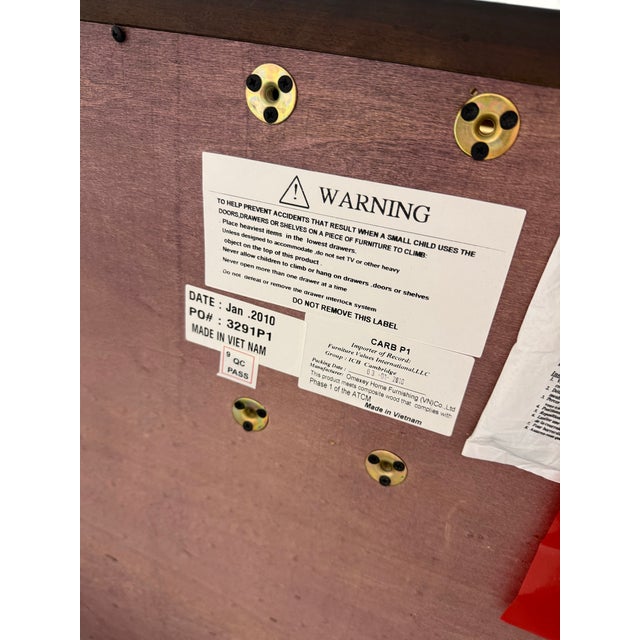 Aspenhome Cambridge Brown Cherry Dresser For Sale - Image 12 of 12