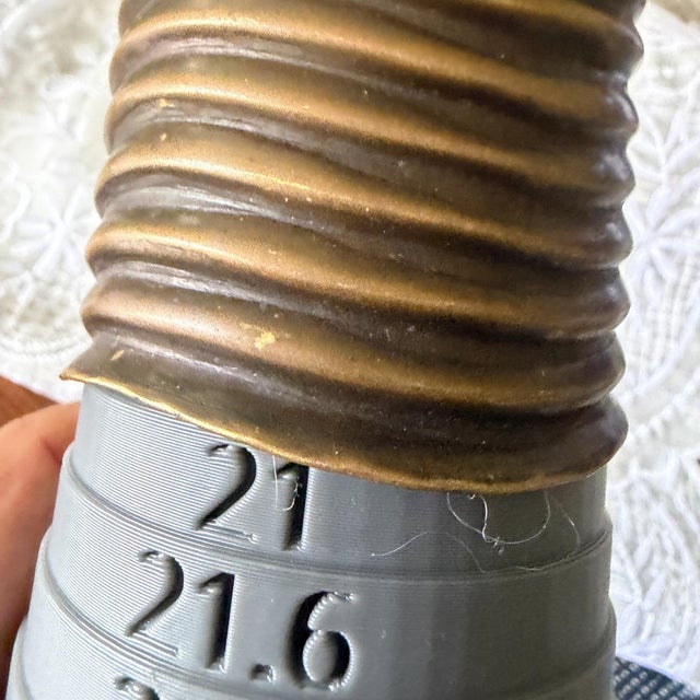 Mid-Century Brutalist Bangle Bracele Ellamarie Woolley Copper Decor For Sale - Image 9 of 9