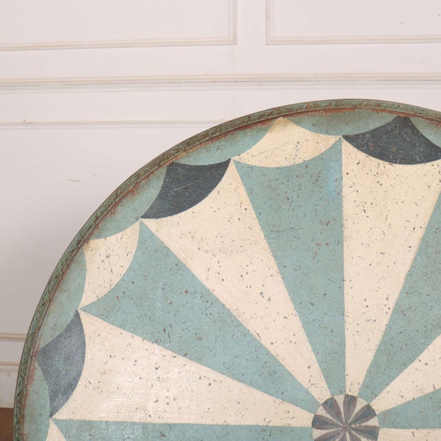 English Decorated Lamp Table, 1890s For Sale - Image 10 of 16