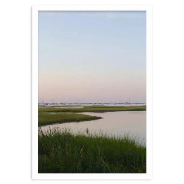 Coastal "Coastal Living" Contemporary Coastal Seascape Photograph by Lauren Marttila, Framed For Sale - Image 3 of 3
