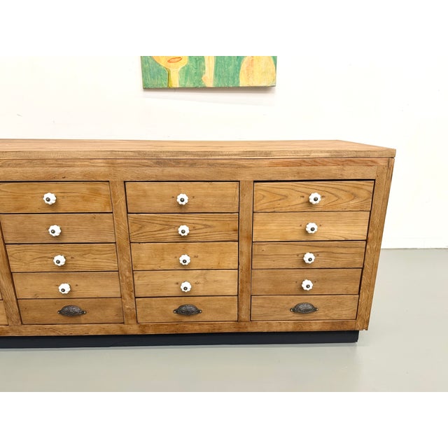Double-Sided Display Counter with 20 Drawers, 1960s For Sale - Image 17 of 18