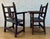 Set of 19th Century Spanish Colonial Carved Altar Armchairs with Wooden Seats For Sale - Image 16 of 18