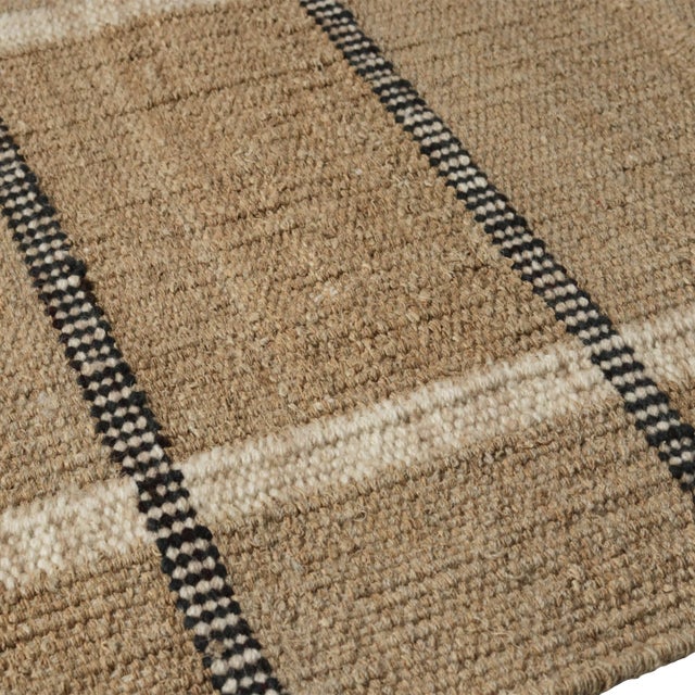 Birger Handwoven Hemp Rug by Celerie Kemble for Chairish,2'6"x12' For Sale