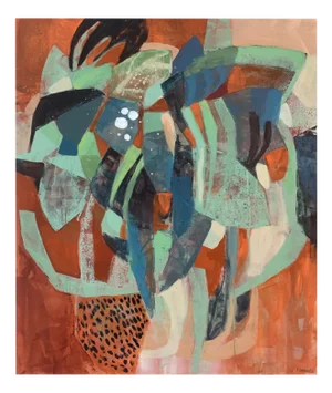 Anna Masiul-Gozdecka, March Bouquet, 2023, Acrylic on Canvas