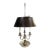 Vintage Silver Plated Bouillotte Lamp - Three Arms For Sale