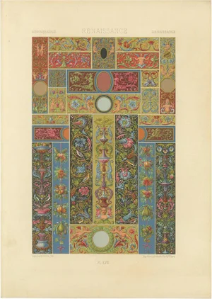Renaissance Decorative Borders and Panels, 1869, Paper