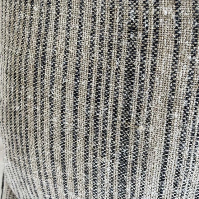 Rustic European Rustique Zance French Linen Accent Pillow With Insert For Sale - Image 3 of 5