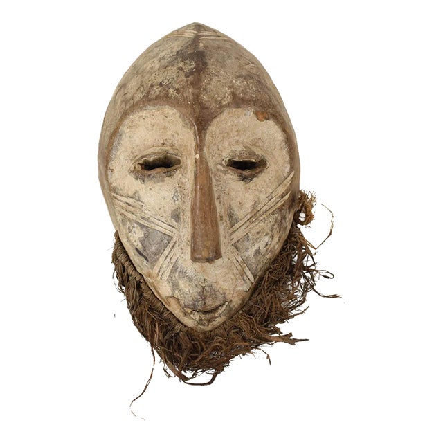 Early 20th Century Lega Mask with Beard For Sale