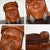 Vintage Mid 20th Century Tribal Carved Wood Figural Bookends Heads Only For Sale - Image 12 of 13