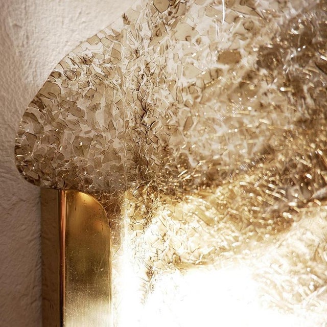 Dark Toned Murano Glass Wall Sconces from Kaiser, Germany, 1970s, Set of 2 For Sale - Image 11 of 14