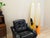Italain Black Armchair, 1980s For Sale - Image 4 of 18