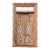 Antique Indo-French Teak Garden Double Doors | Hand-Carved Architectural Statement 98 For Sale