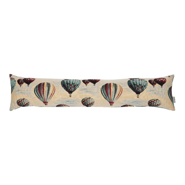 Hot Air Balloons Woven Draught Excluder - 20x90cm (8"x35") For Sale