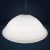Mid-Century Modern Large Italian Swirl Murano Glass Pendant Lamp, 1980s For Sale - Image 3 of 14