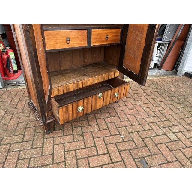 Antique Cabinet with Key For Sale - Image 11 of 12