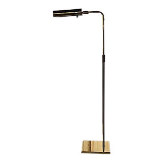 Koch and Lowy Brass Telescoping Floor Lamp For Sale