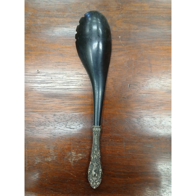 Towle Silversmiths 1930s King Richard by Towle Sterling Silver Salad Set - Two Piece For Sale - Image 4 of 6
